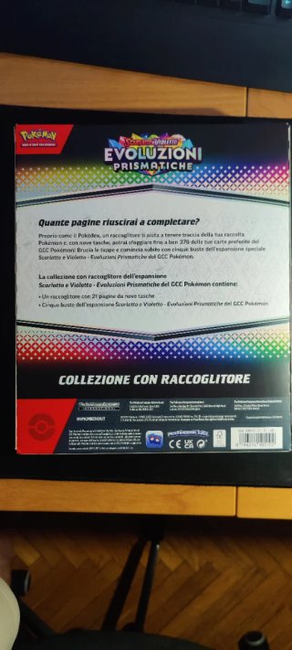 Pokémon Evoluzioni Prismatiche Raccoglitore