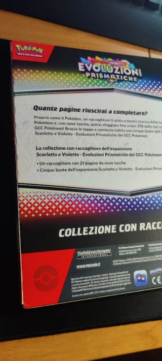 Pokémon Evoluzioni Prismatiche Raccoglitore