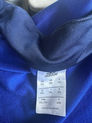 “Adidas Track Jacket azul 3 Stripes vintage 2014