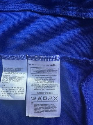 “Adidas Track Jacket azul 3 Stripes vintage 2014