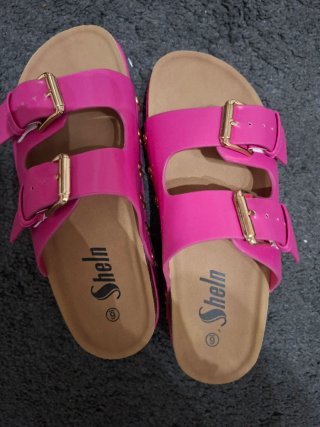 Sandalias She rosas talla 36