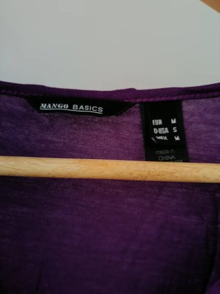 Camiseta Mango Morada