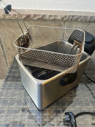 Freidora Eléctrica Acero Inoxidable
