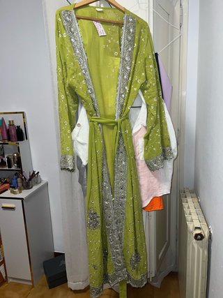 Kimono Kaftán Talla Única Bordado
