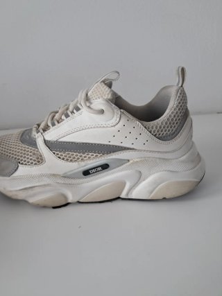 Zapatillas Dior B22 Gris y Blancas