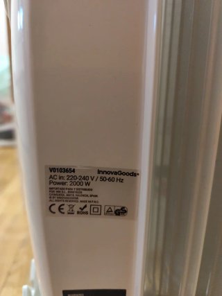 Radiador de Aceite InnovaGoods 2000W