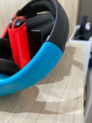 Cascos Originales Nintendo Switch Rojos y Azules
