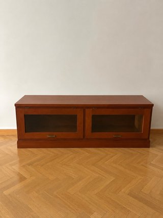 Mueble TV madera vintage 130x40 cm