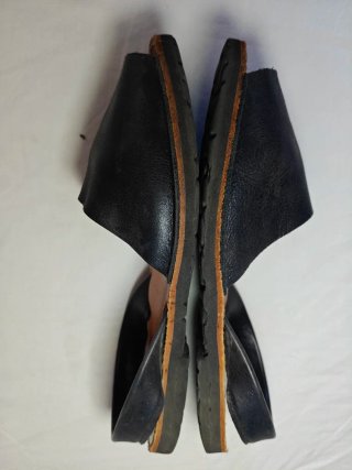 Menorquinas Piel Hombre Talla 40 Negro