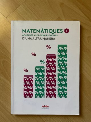 MATEMÀTIQUES APLICADES A LES CIÈNCIES SOCIALS I