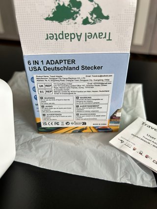 Adaptador 6 en 1 enchufe EU-Sudáfrica