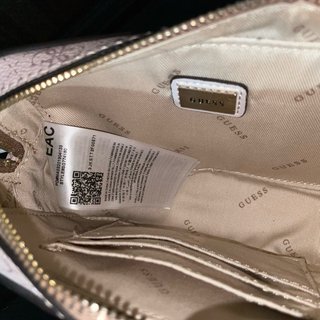 Marsupio Guess donna rosa e bianco