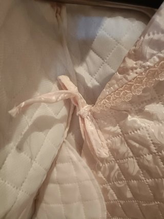 Bata vintage guatiné rosa