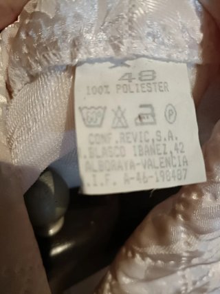 Bata vintage guatiné rosa