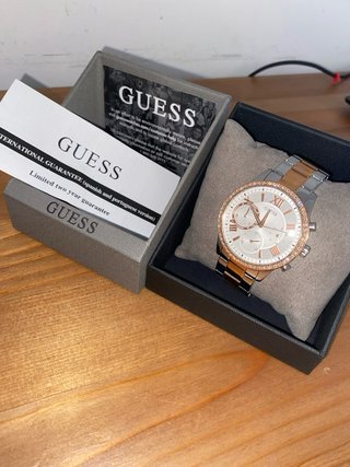 Reloj Guess Mujer Bicolor Plata/Oro Rosa