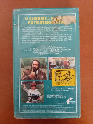 VHS El Sheriff y el Pequeño Extraterrestre