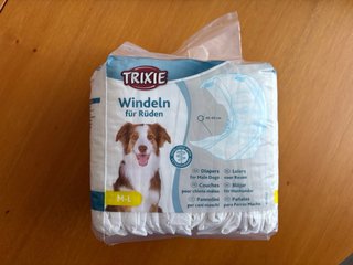 144 pannolini Trixie per cani maschi M-L