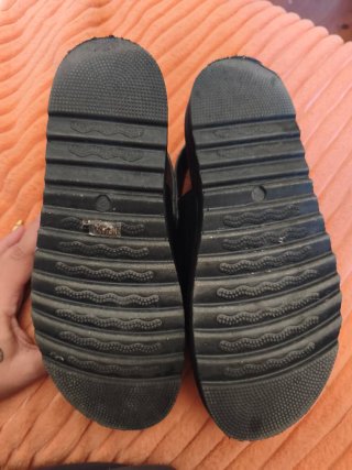 Sandalias negras con hebillas talla 38