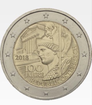 Moneda 2€ Austria 2018
