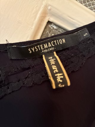 Top negro Systemaction Talla S