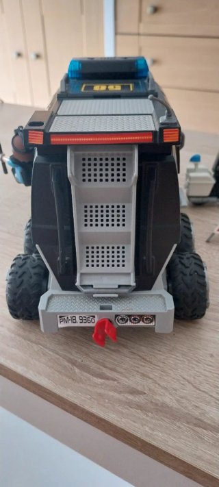 Playmobil,swat,furgon,lote,policia,comisaria,camió
