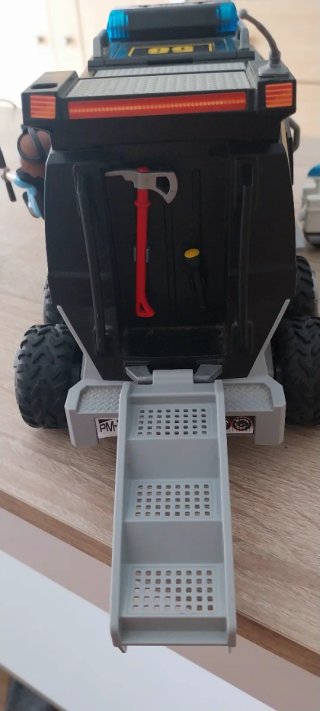 Playmobil,swat,furgon,lote,policia,comisaria,camió