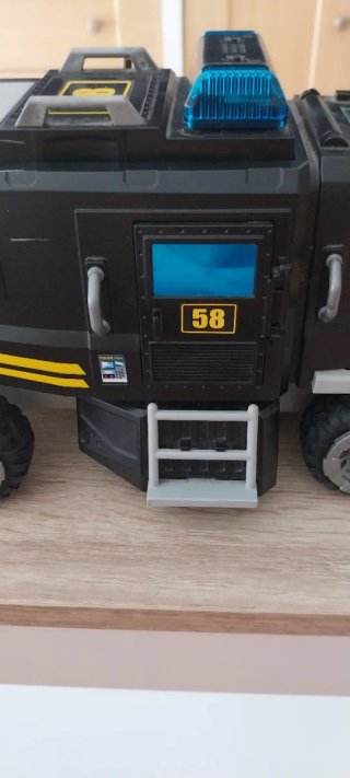 Playmobil,swat,furgon,lote,policia,comisaria,camió