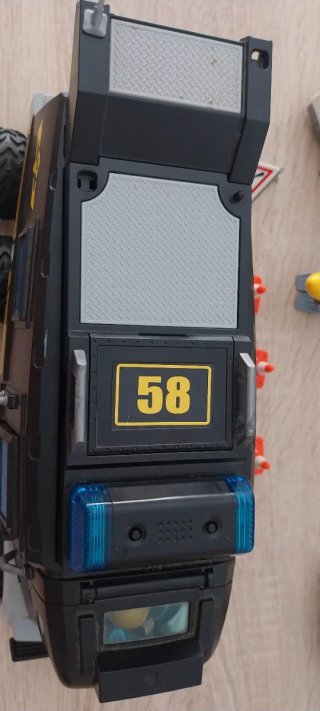 Playmobil,swat,furgon,lote,policia,comisaria,camió