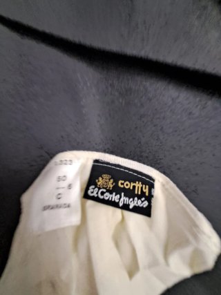 Traje de lana de caballero gris