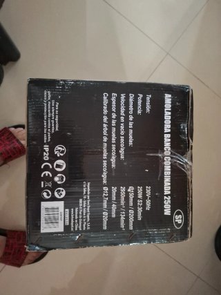 Amoladora Banco Combinada 250W