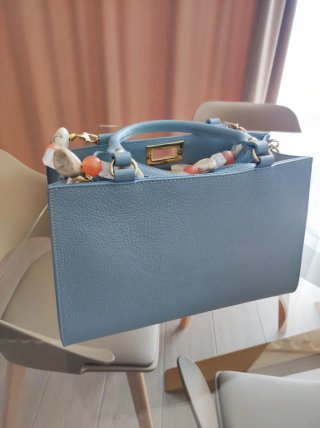 Borsa donna azzurra