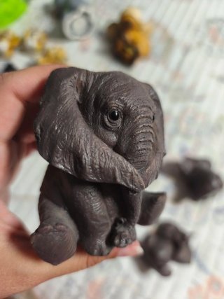 Figuras de elefantes decorativos
