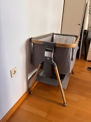 Mini Cuna colecho Tutti Bambini gris