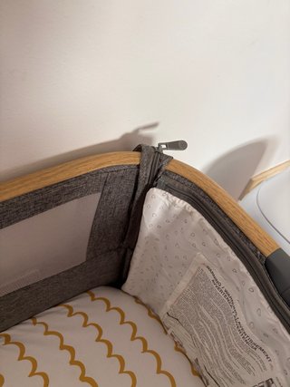 Mini Cuna colecho Tutti Bambini gris
