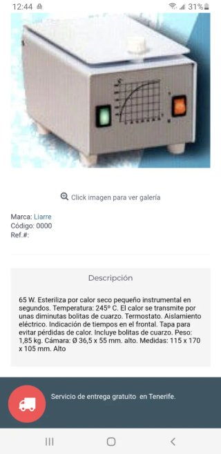 Esterilizador de esferas de cuarzo + REGALO OTRO