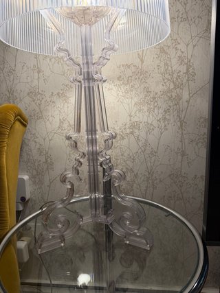 Lámpara de sobremesa Kartell transparente