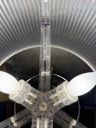 Lámpara de sobremesa Kartell transparente