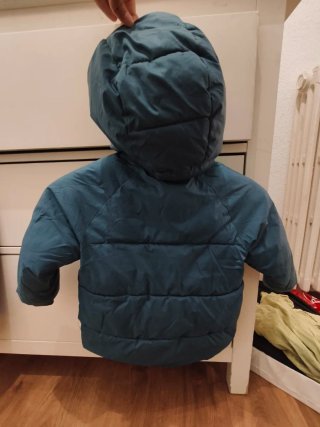 Abrigo infantil azul marino