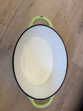 Cazuela Hierro Fundido Ovalada Verde 4L