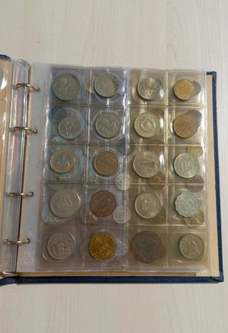 Album monete mondo miste oltre 1.5 kg