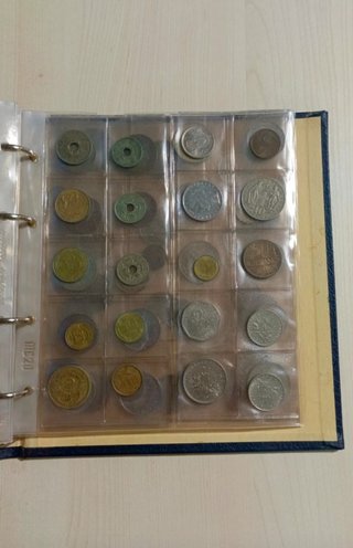 Album monete mondo miste oltre 1.5 kg