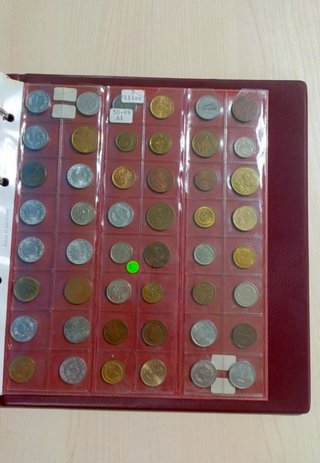 Album monete mondo miste oltre 1.5 kg