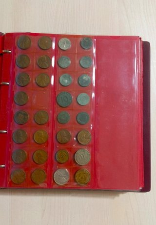 Album monete mondo miste oltre 1.5 kg
