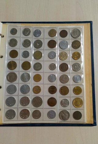 Album monete mondo miste oltre 1.5 kg