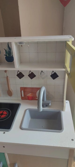 Cocina de juguete de madera