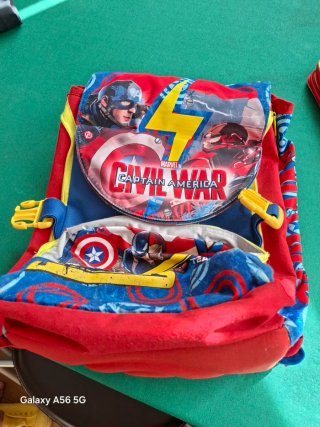 Set Zaino e Astuccio Marvel Captain America
