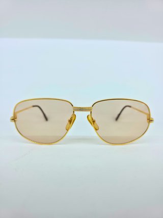 Cartier Vintage Romance Louis Gold Sunglasses