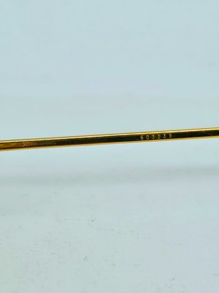 Cartier Vintage Romance Louis Gold Sunglasses