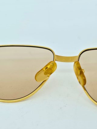 Cartier Vintage Romance Louis Gold Sunglasses