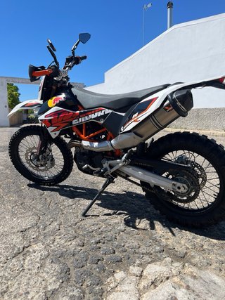 KTM 690 Enduro R Naranja/Blanca